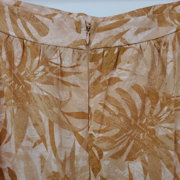 Lulus Veranda Vibes Beige Tropical Print Tiered Maxi Skirt Size XL - Picture 4 of 10